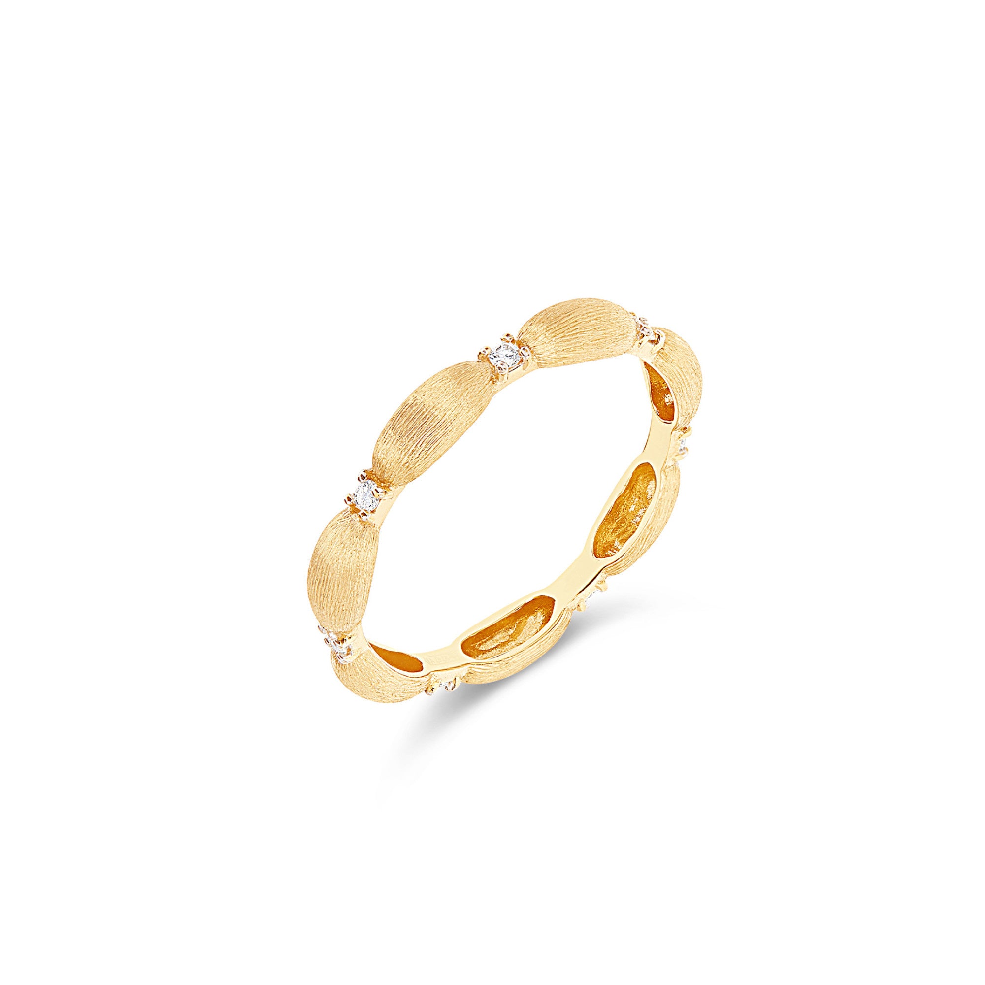 Nanis Dancing Élite Ring (AS17-583) aus Gelbgold mit Diamant
