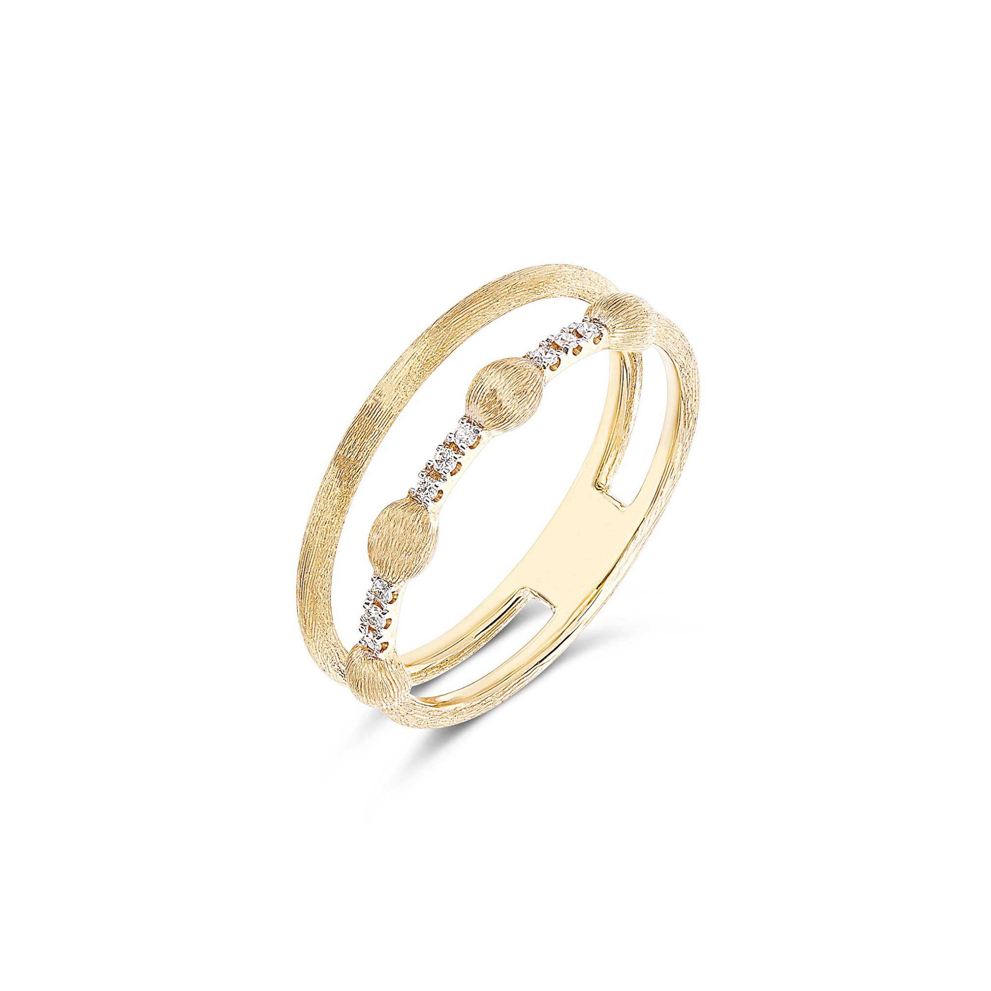 Nanis Dancing Élite Ring (AS20-583) aus Gelbgold mit Diamant