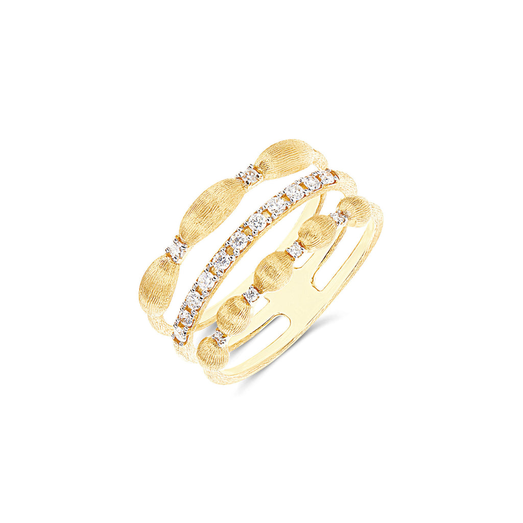 Nanis Dancing Élite Ring (AS21-583) aus Gelbgold mit Diamant
