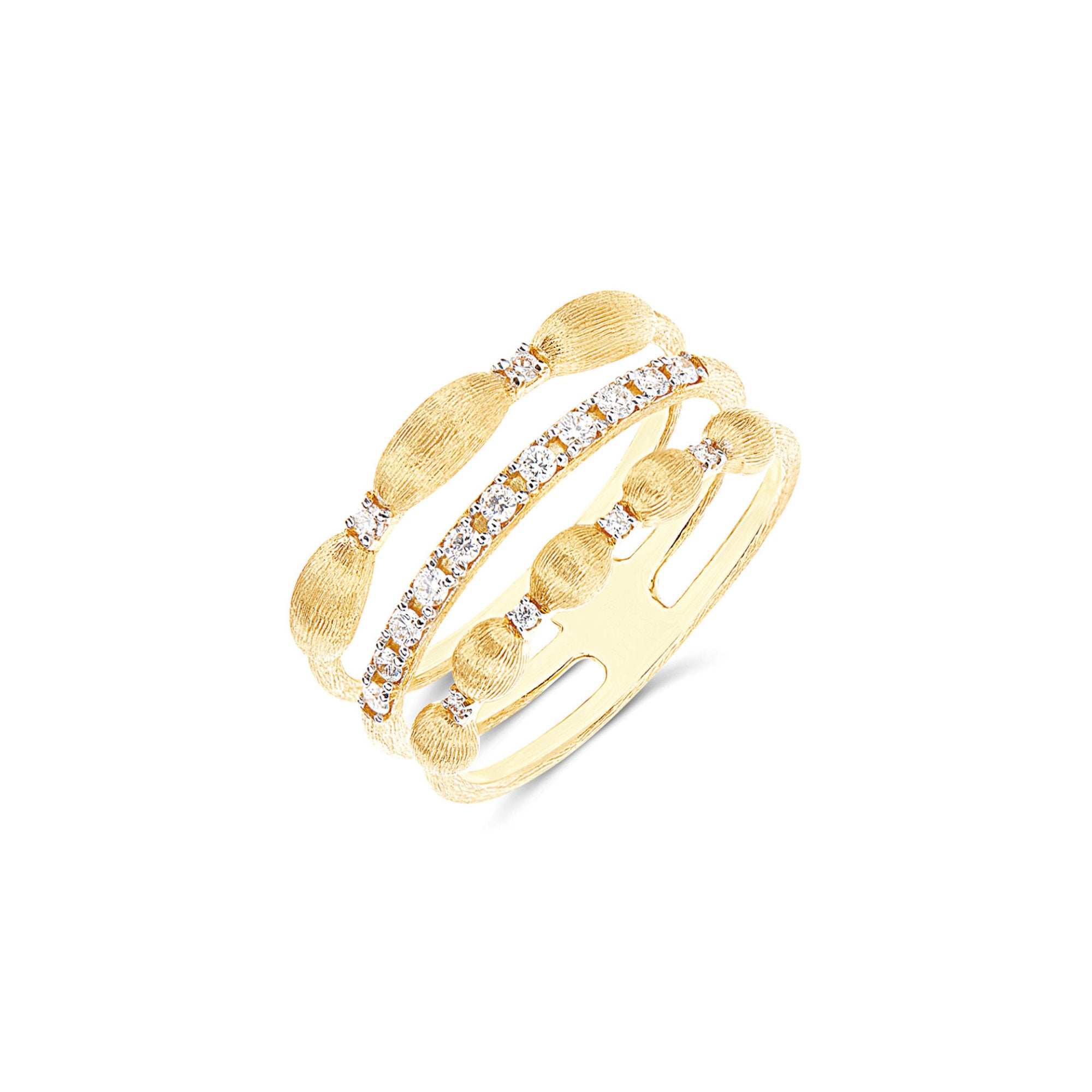 Nanis Dancing Élite Ring (AS21-583) aus Gelbgold mit Diamant