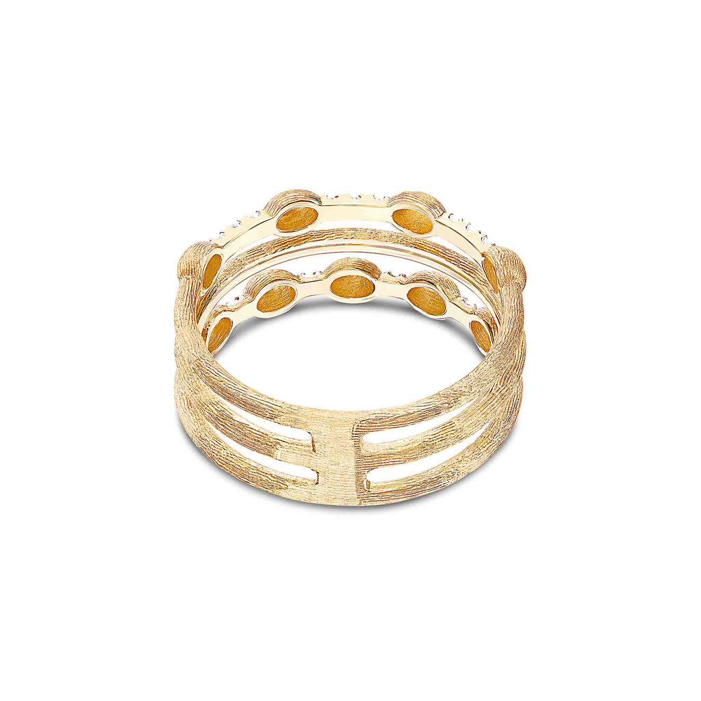 Nanis Dancing Élite Ring (AS22-583) aus Gelbgold mit Diamant