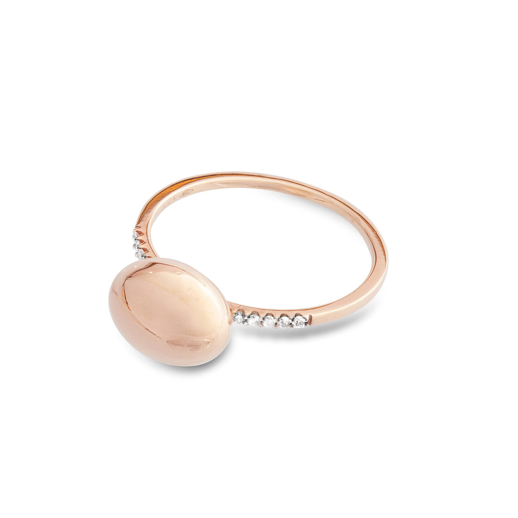 Nanis Dancing Élite Ring - AS25-583_rose (rose) aus Roségold mit Diamant
