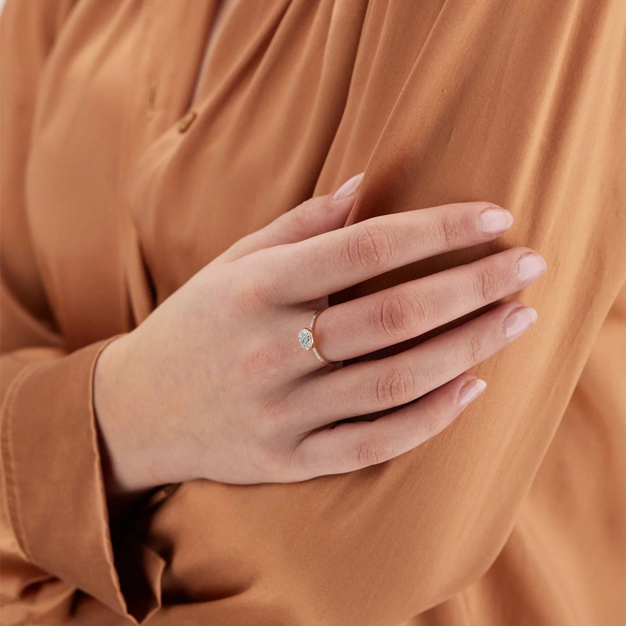 Nanis Dancing Élite Ring - AS29-583_rose (rose) aus Roségold mit Diamant