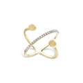 Nanis Dancing Élite Ring (AS8-583) aus Gelbgold mit Diamant