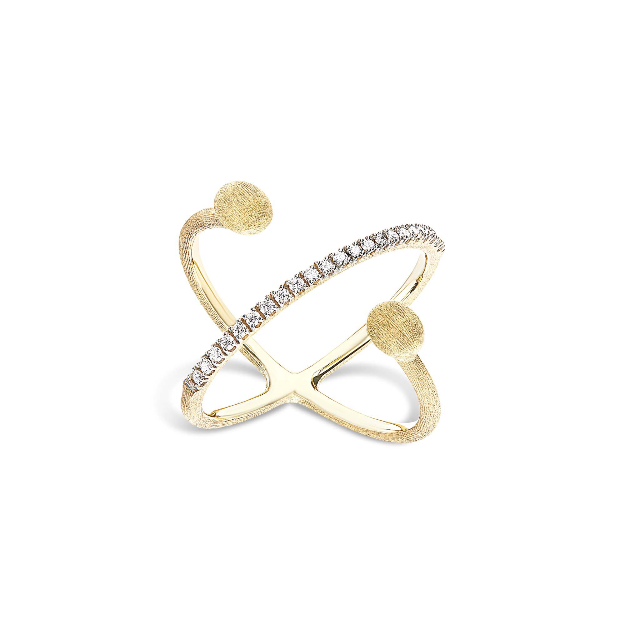 Nanis Dancing Élite Ring (AS8-583) aus Gelbgold mit Diamant