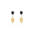 Nanis Dancing Mystery Black Ohrhänger (OS14-597) aus Gelbgold mit Diamant und Onyx