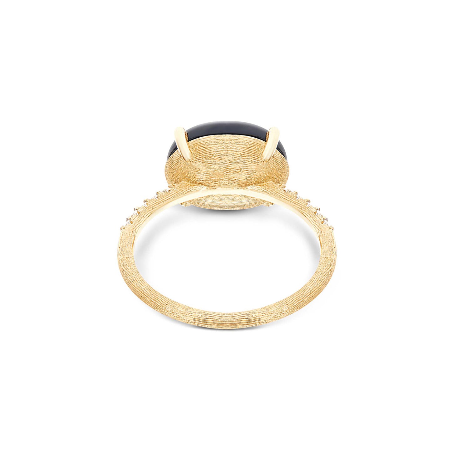 Dancing Mystery Black Ring, Gelbgold • Diamant • Onyx von Nanis (AS7-599)