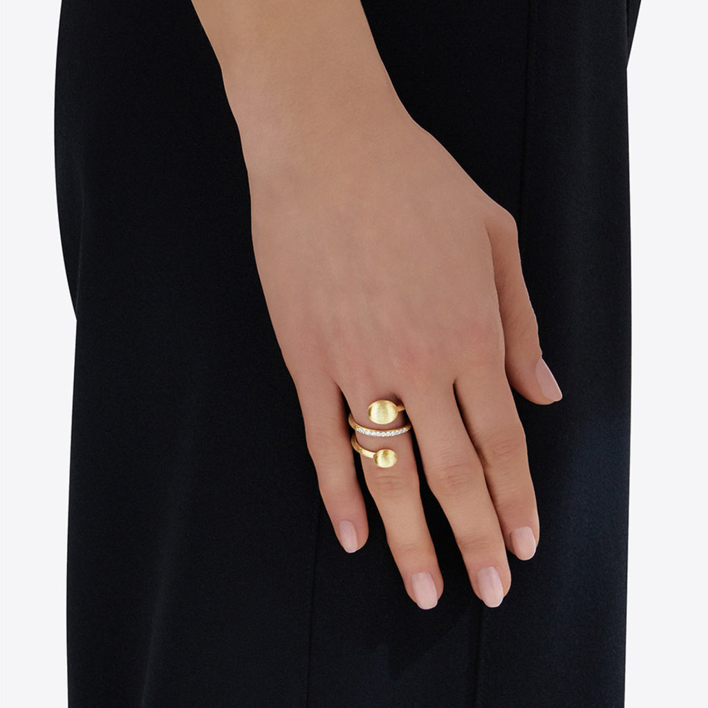 Nanis Élite Ring (AS4-583) aus Gelbgold mit Diamant