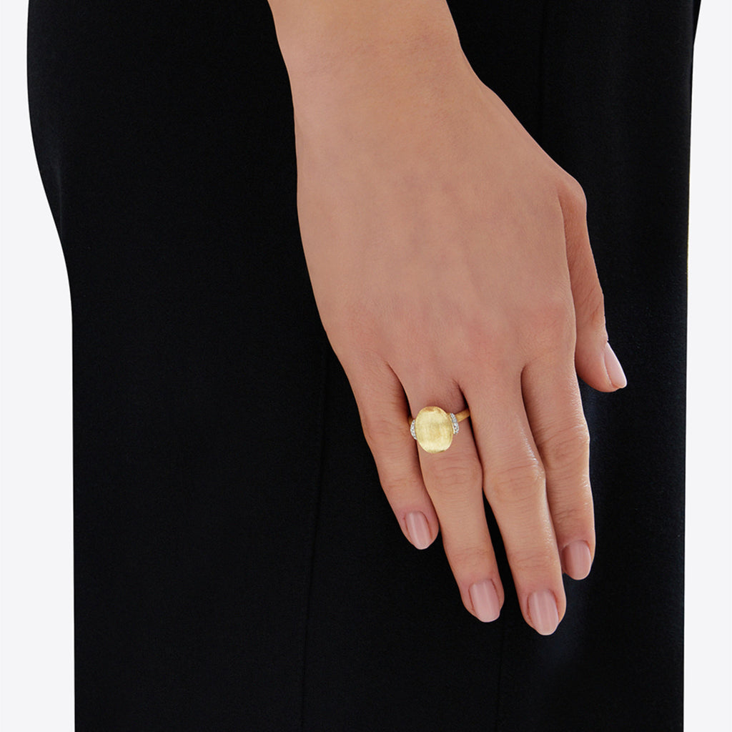 Nanis Élite Ring (AS8-575) aus Gelbgold mit Diamant