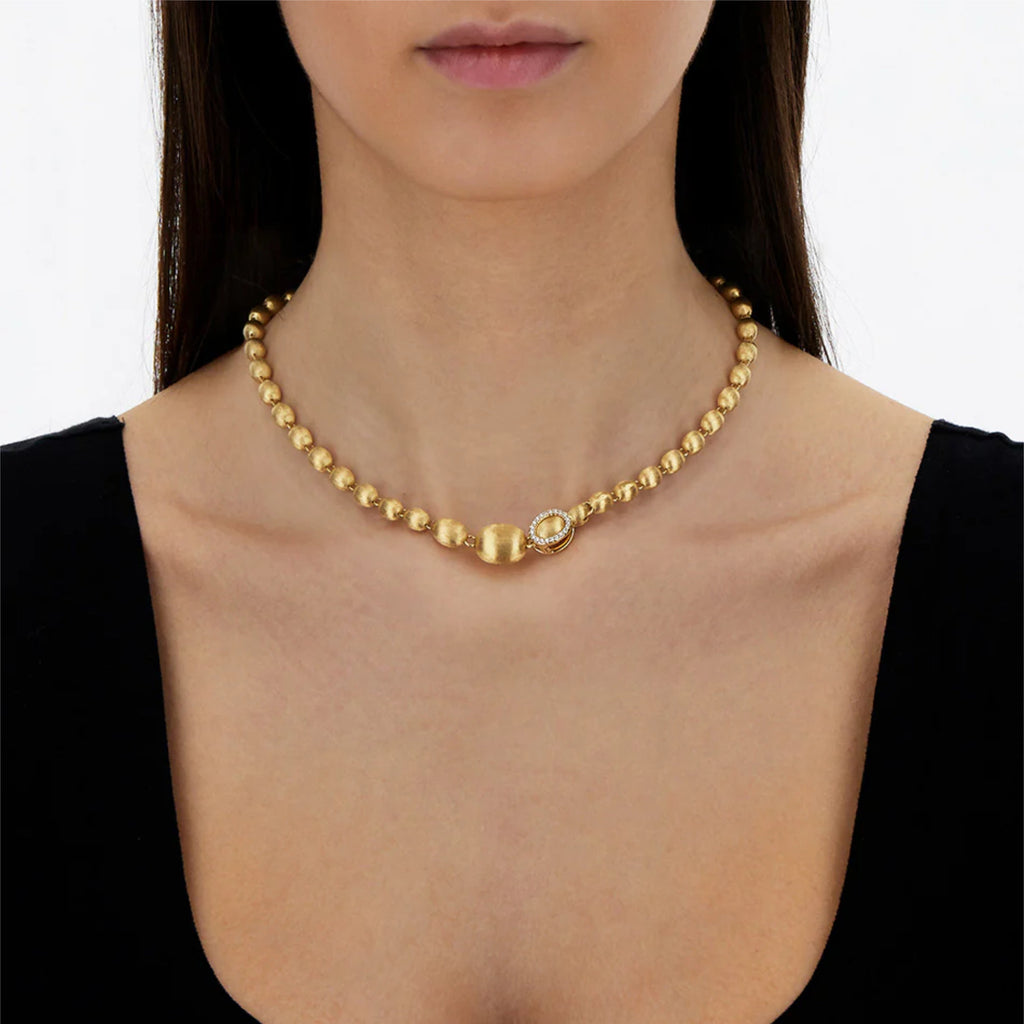 Nanis Ivy Collier (CS44-538) aus Gelbgold mit Diamant