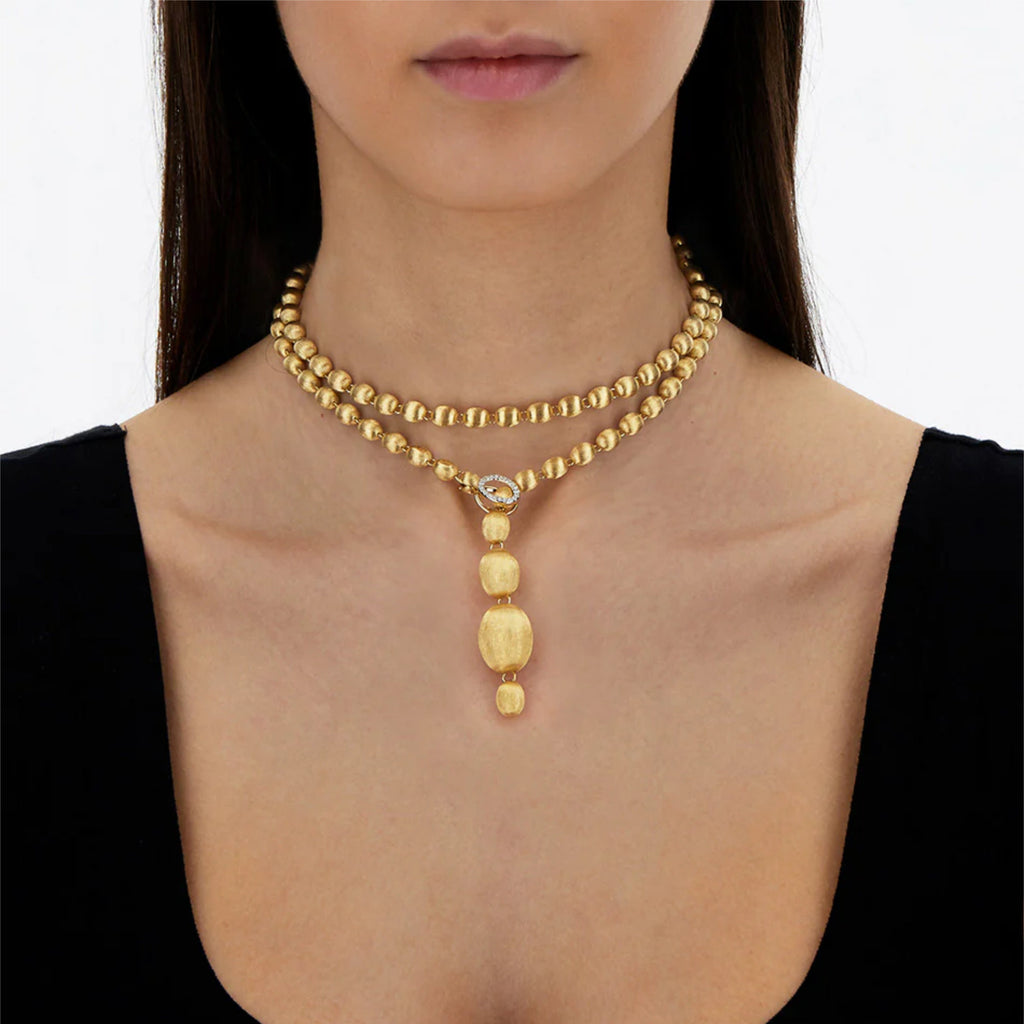 Nanis Ivy Halskette (CS34-538) aus Gelbgold mit Diamant