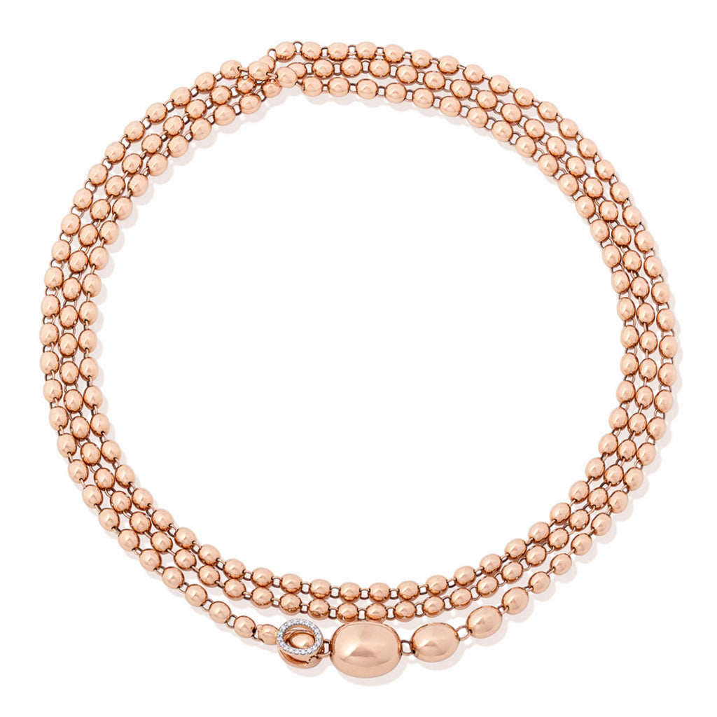 Nanis Ivy Halskette - CS37-538_rose (rose) aus Roségold mit Diamant