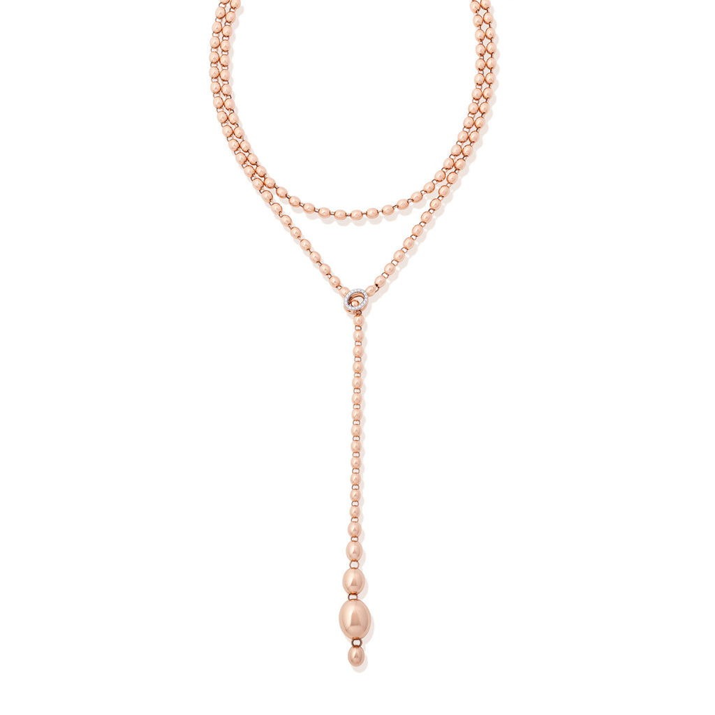 Nanis Ivy Halskette - CS37-538_rose (rose) aus Roségold mit Diamant