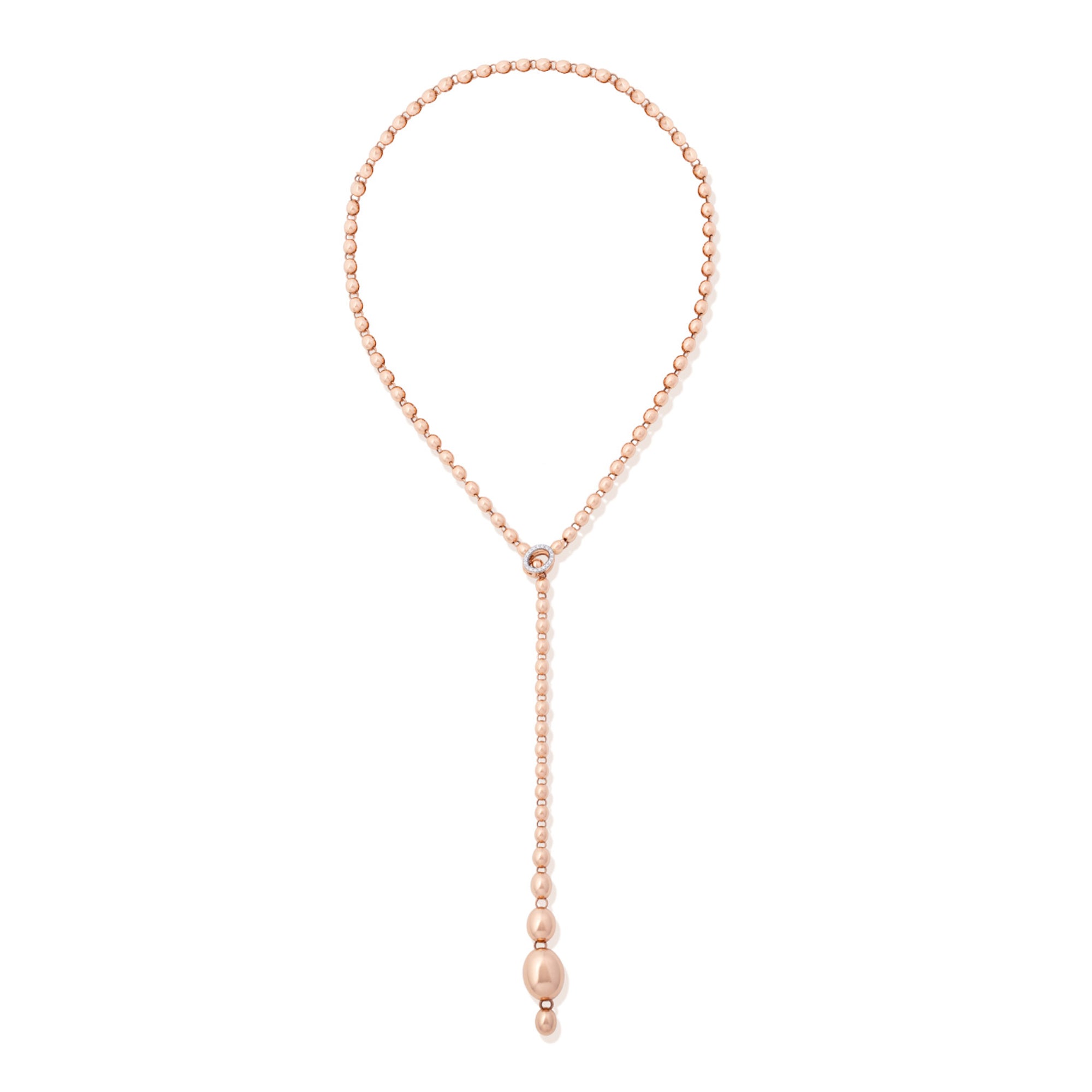 Nanis Ivy Halskette - CS51-538_rose (rose) aus Roségold mit Diamant