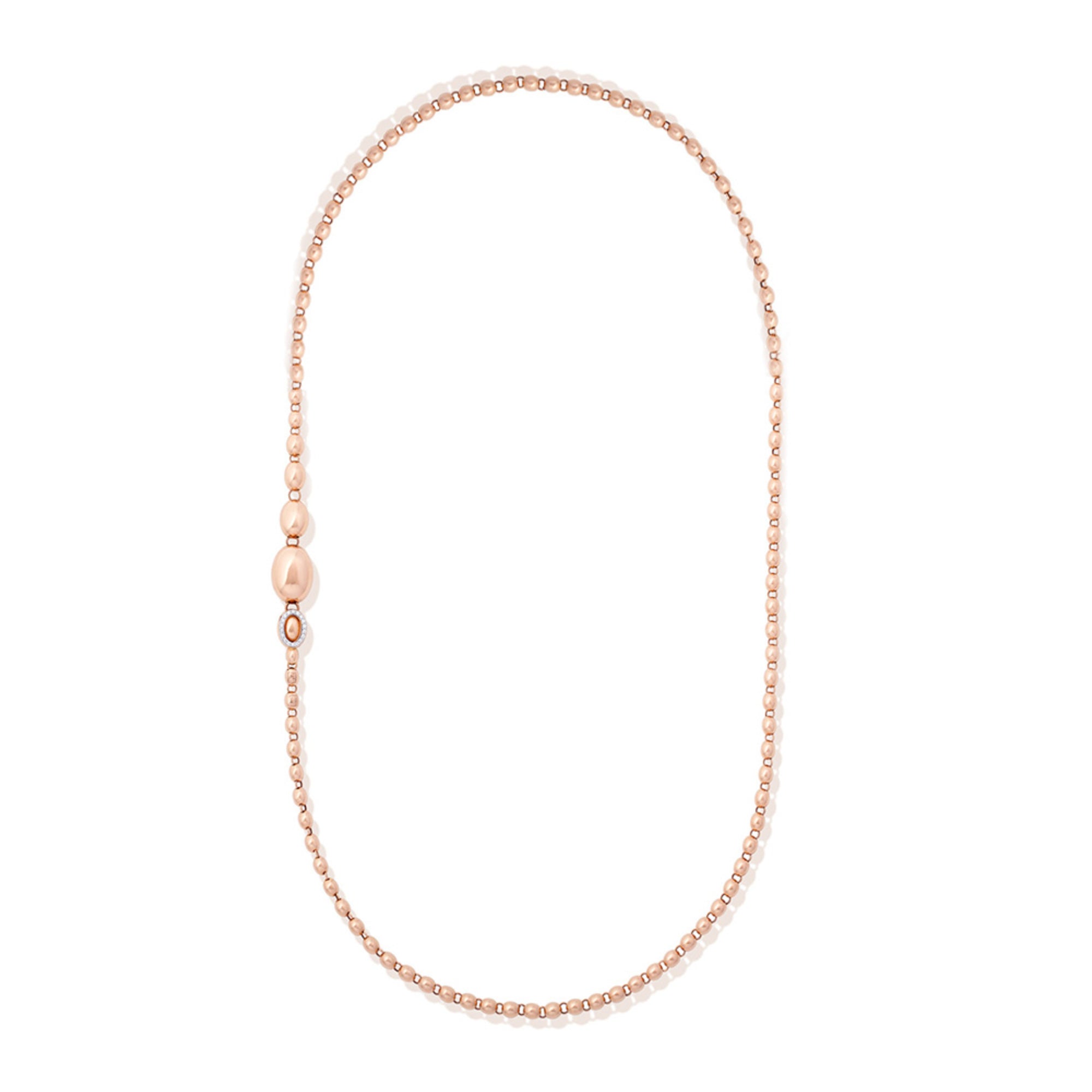 Nanis Ivy Halskette - CS51-538_rose (rose) aus Roségold mit Diamant