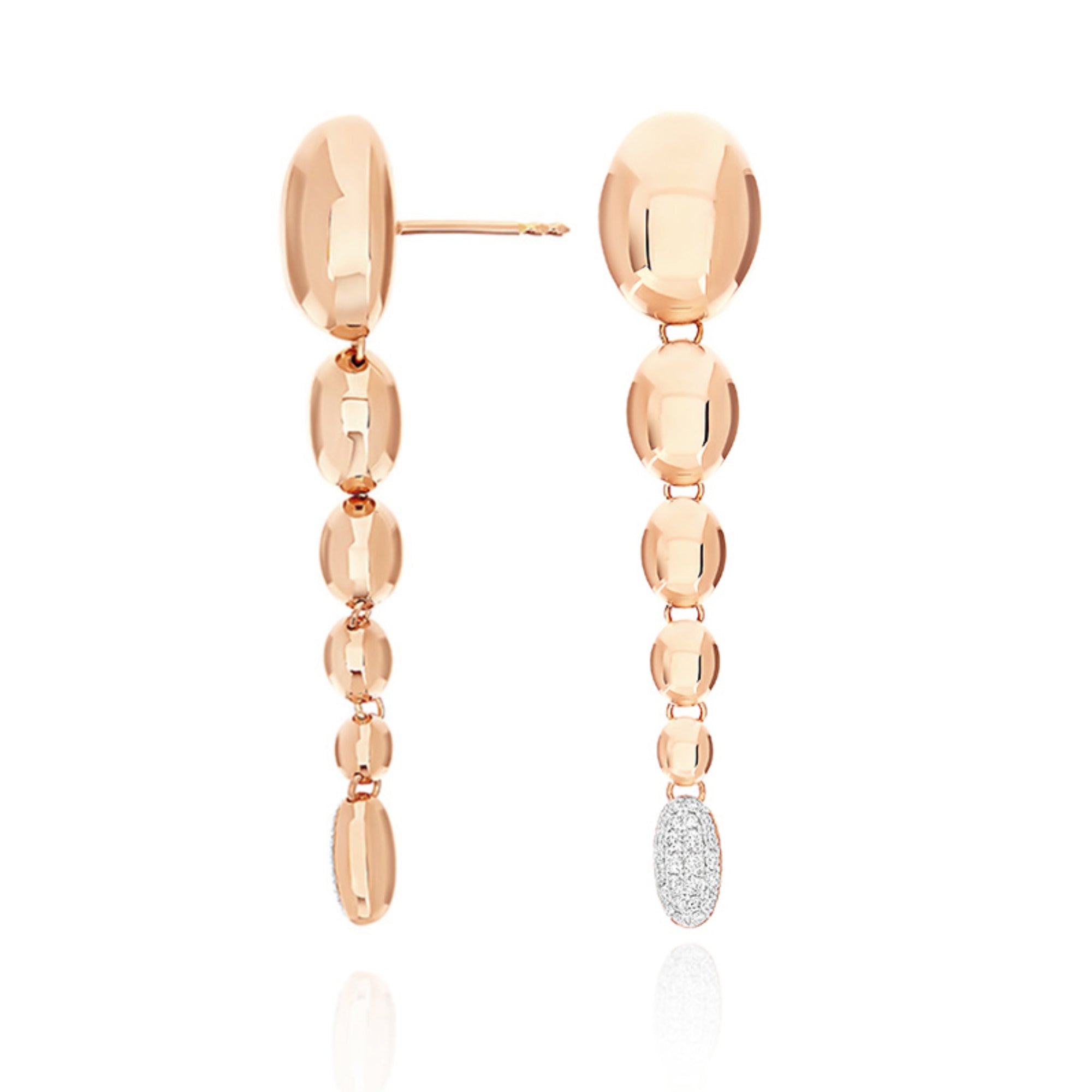 Nanis Ivy Ohrhänger - OS21-538_rose (rose) aus Roségold mit Diamant