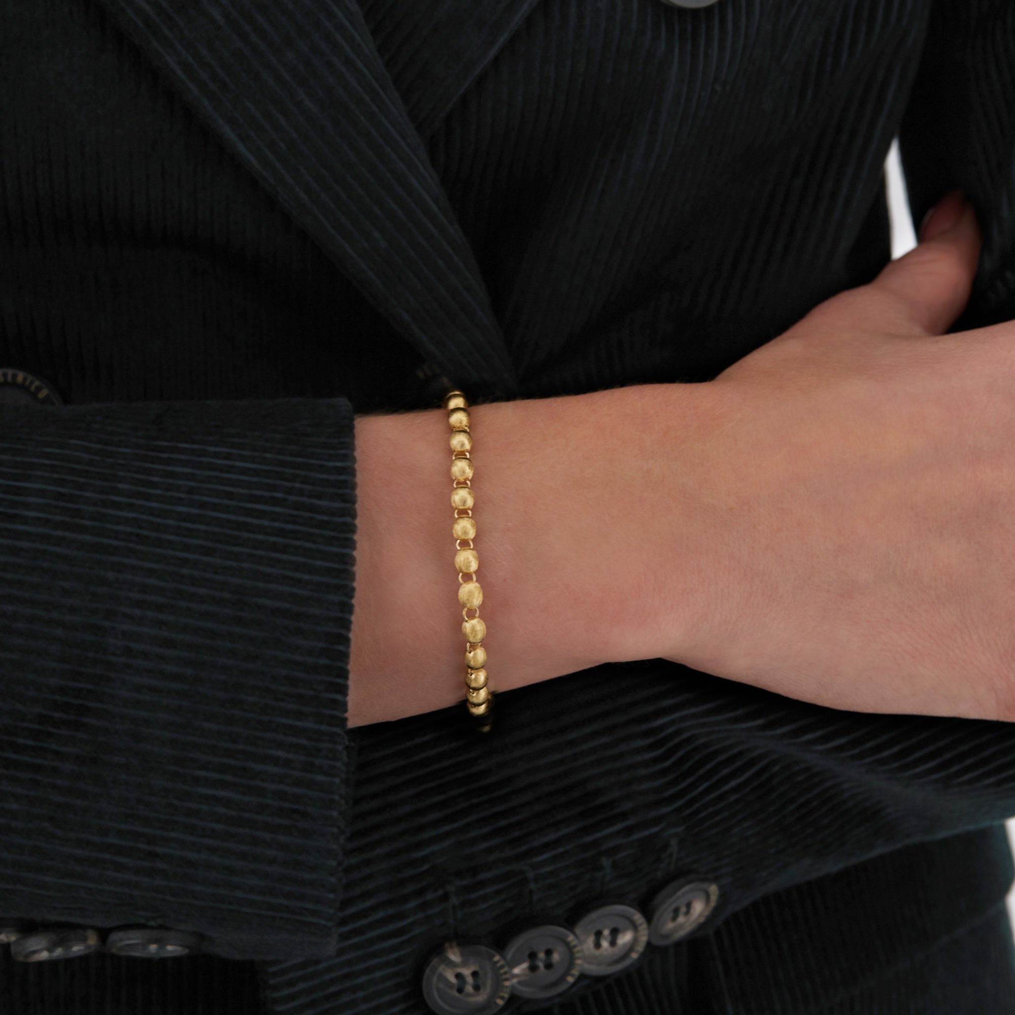 Nanis Ivy Slim Armband (BS14-538) aus Gelbgold mit Diamant