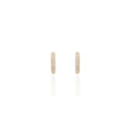 Nanis Libera Creolen (OS10-602) aus Gelbgold mit Diamant