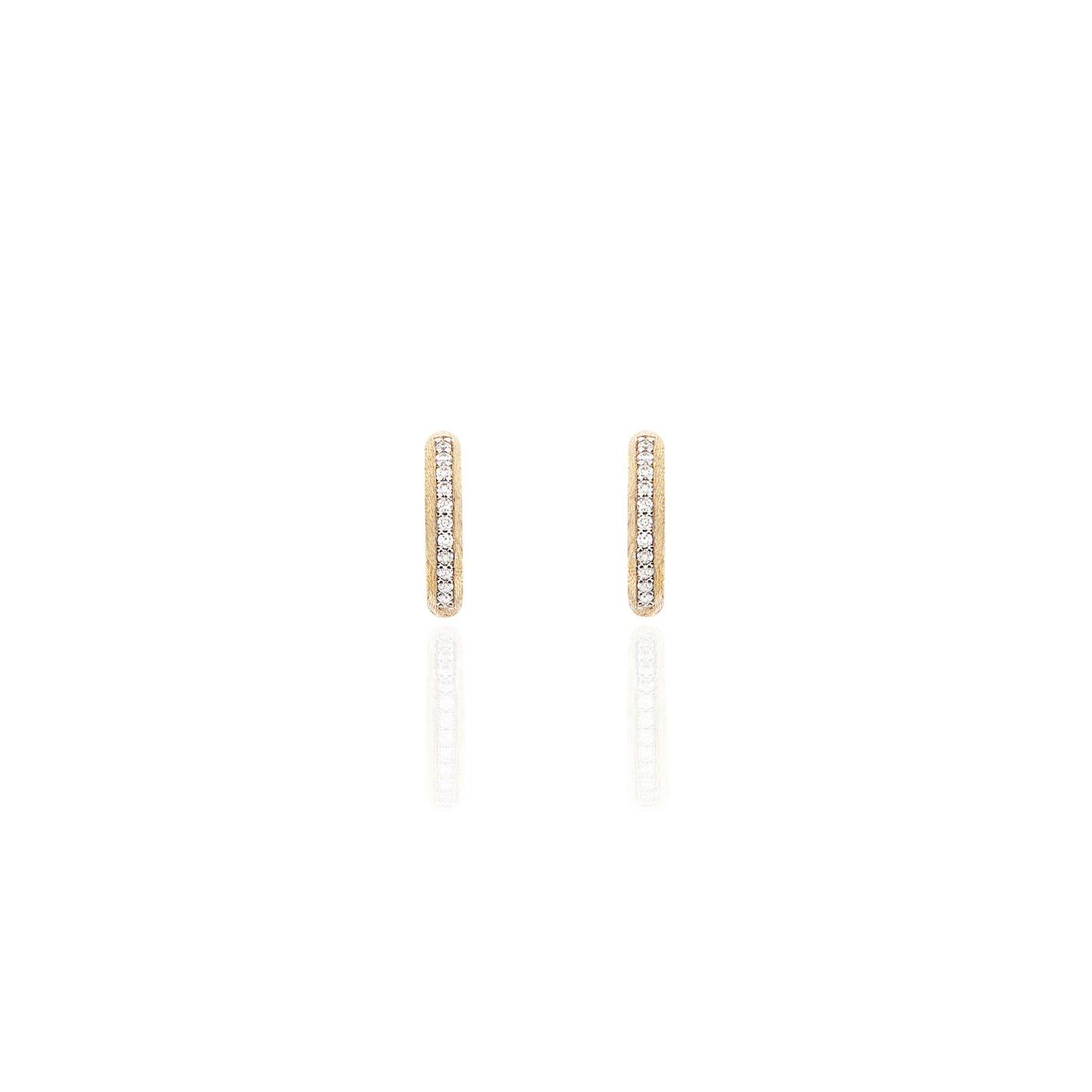 Libera Creolen, Gelbgold • Diamant von Nanis (OS10-602)