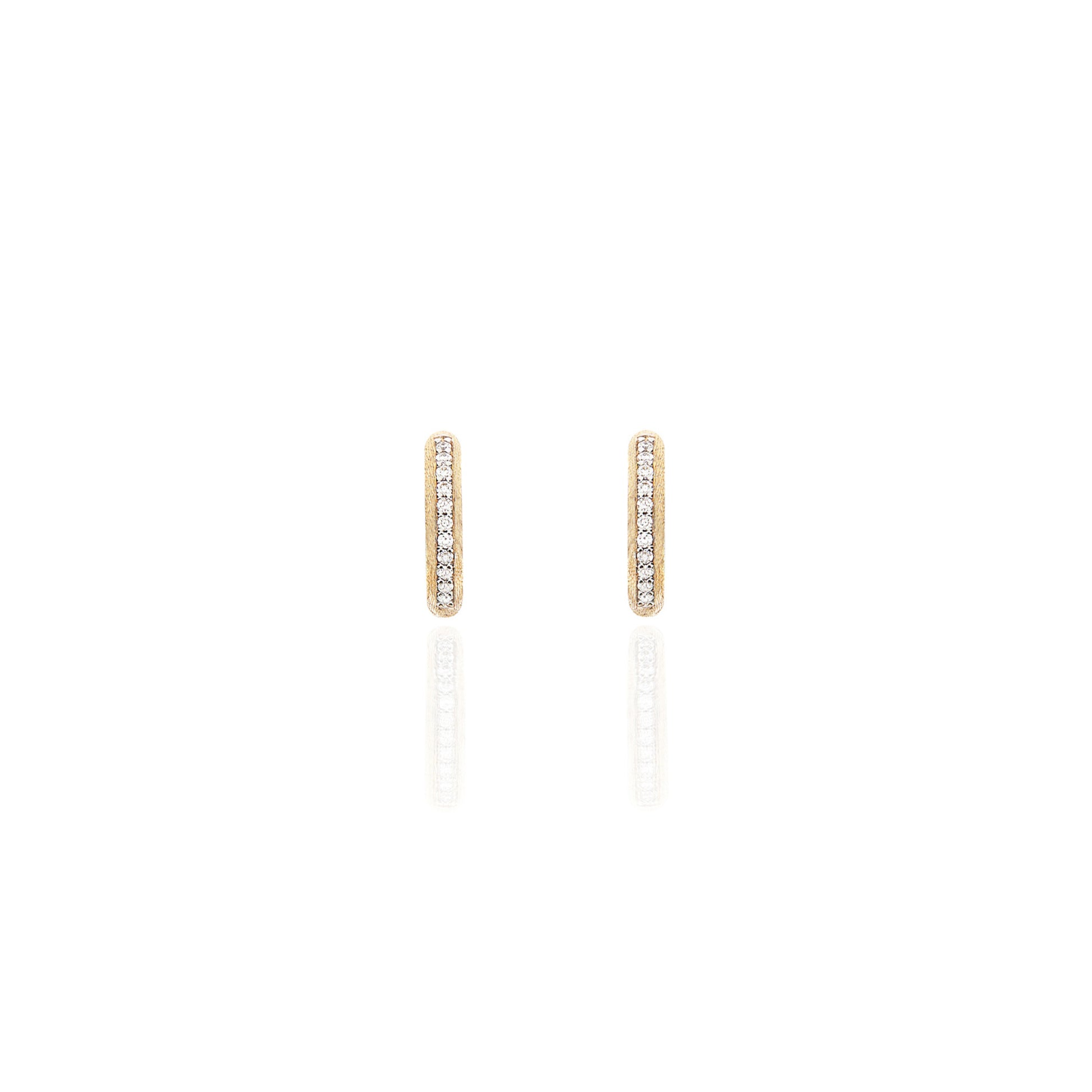 Libera Creolen, Gelbgold • Diamant von Nanis (OS10-602)