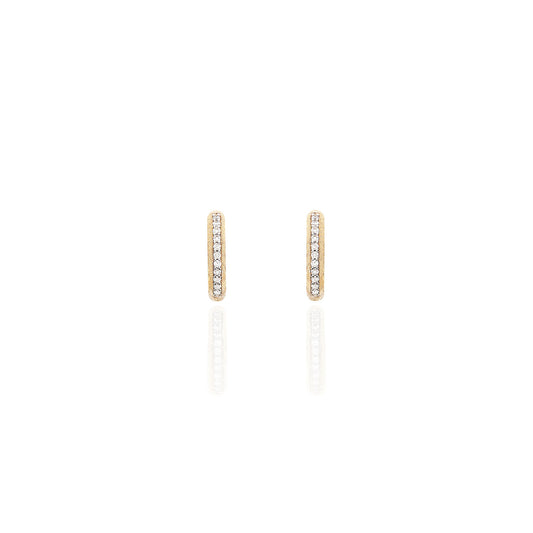 Libera Creolen, Gelbgold • Diamant von Nanis (OS10-602)