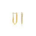 Nanis Libera Creolen (OS2-602) aus Gelbgold mit Diamant