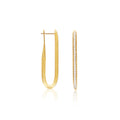 Nanis Libera Creolen (OS3-602) aus Gelbgold mit Diamant