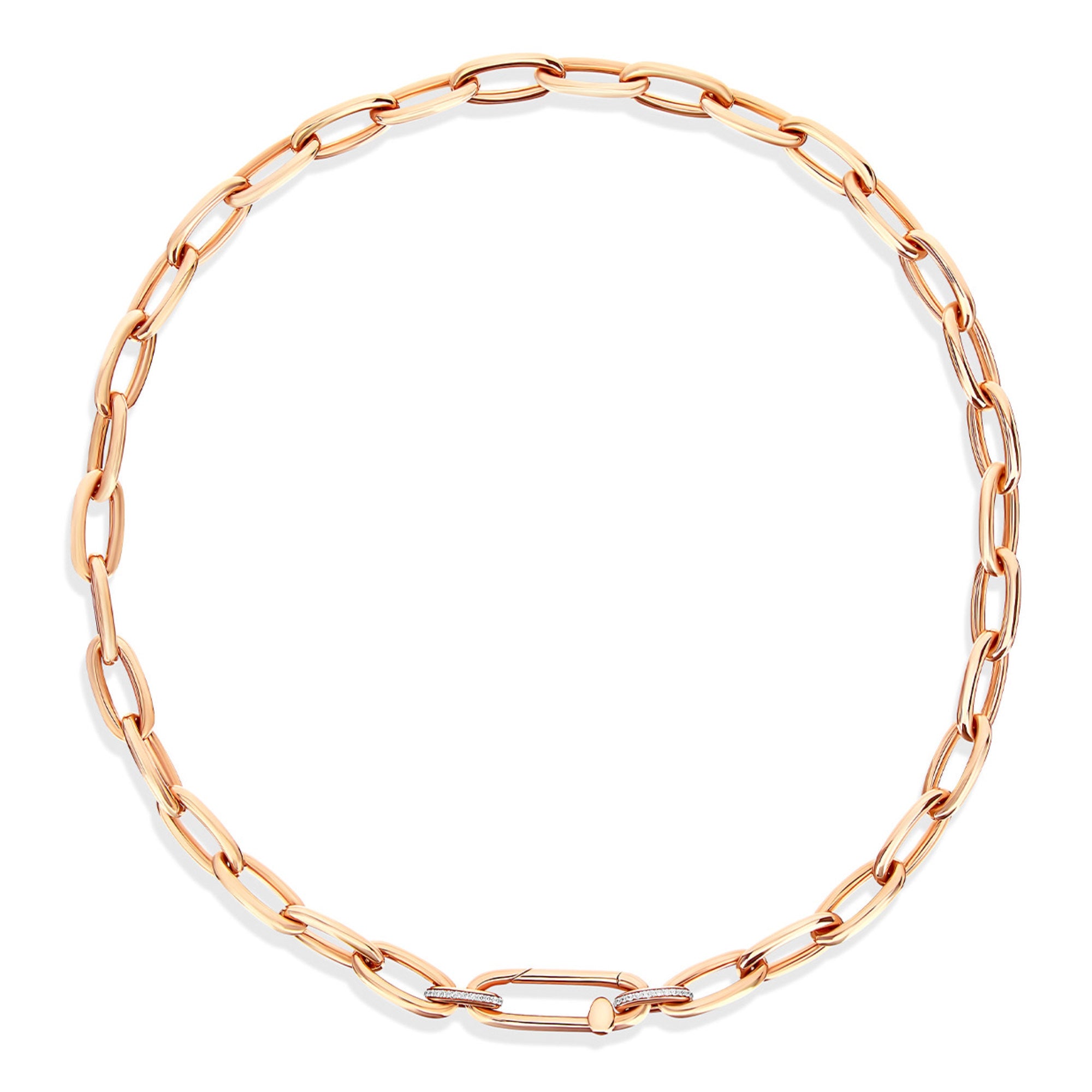 Nanis Libera Halskette - CS2-602_rose (rose) aus Roségold mit Diamant