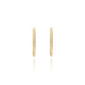 Nanis Libera Icon Creolen (OS1-604) aus Gelbgold mit Diamant