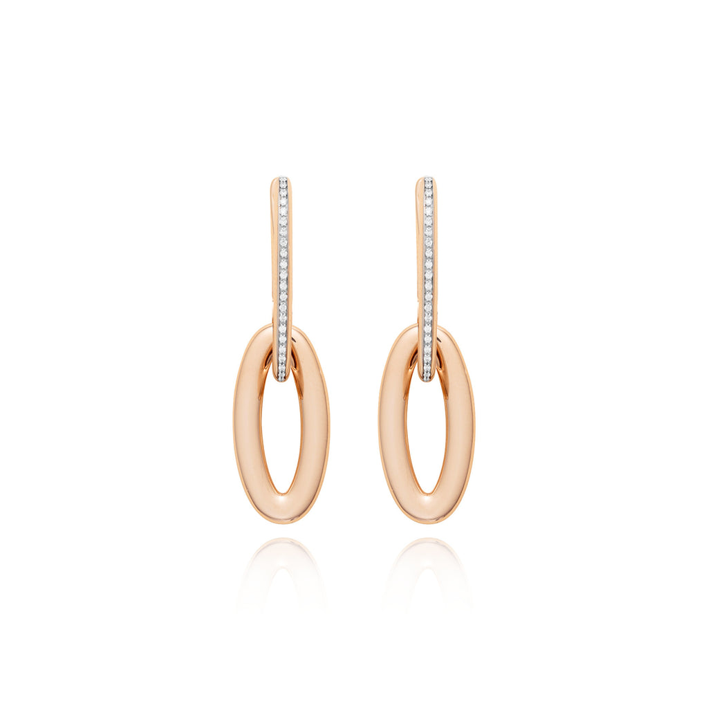 Nanis Libera Icon Ohrringe - OS3-604_rose (rose) aus Roségold mit Diamant