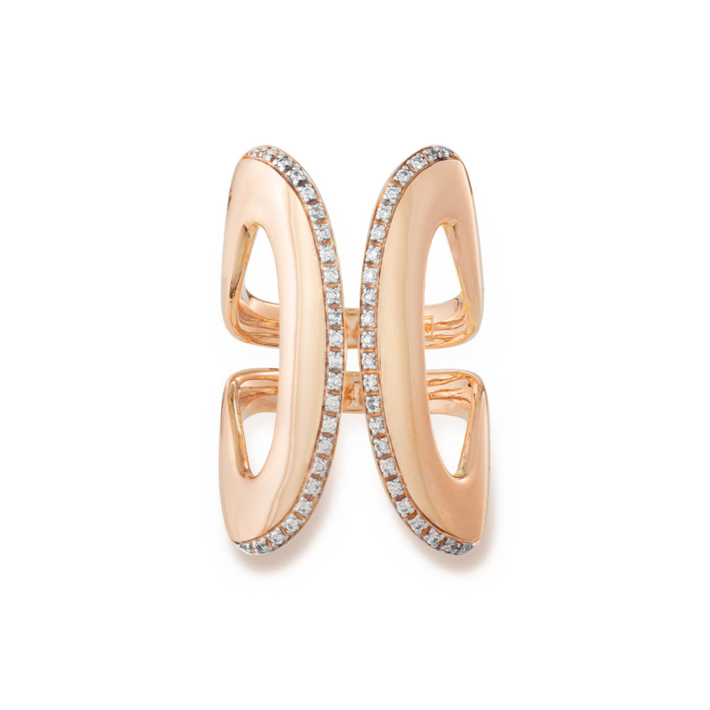 Nanis Libera Icon Ring - AS3-604_rose (rose) aus Roségold mit Diamant