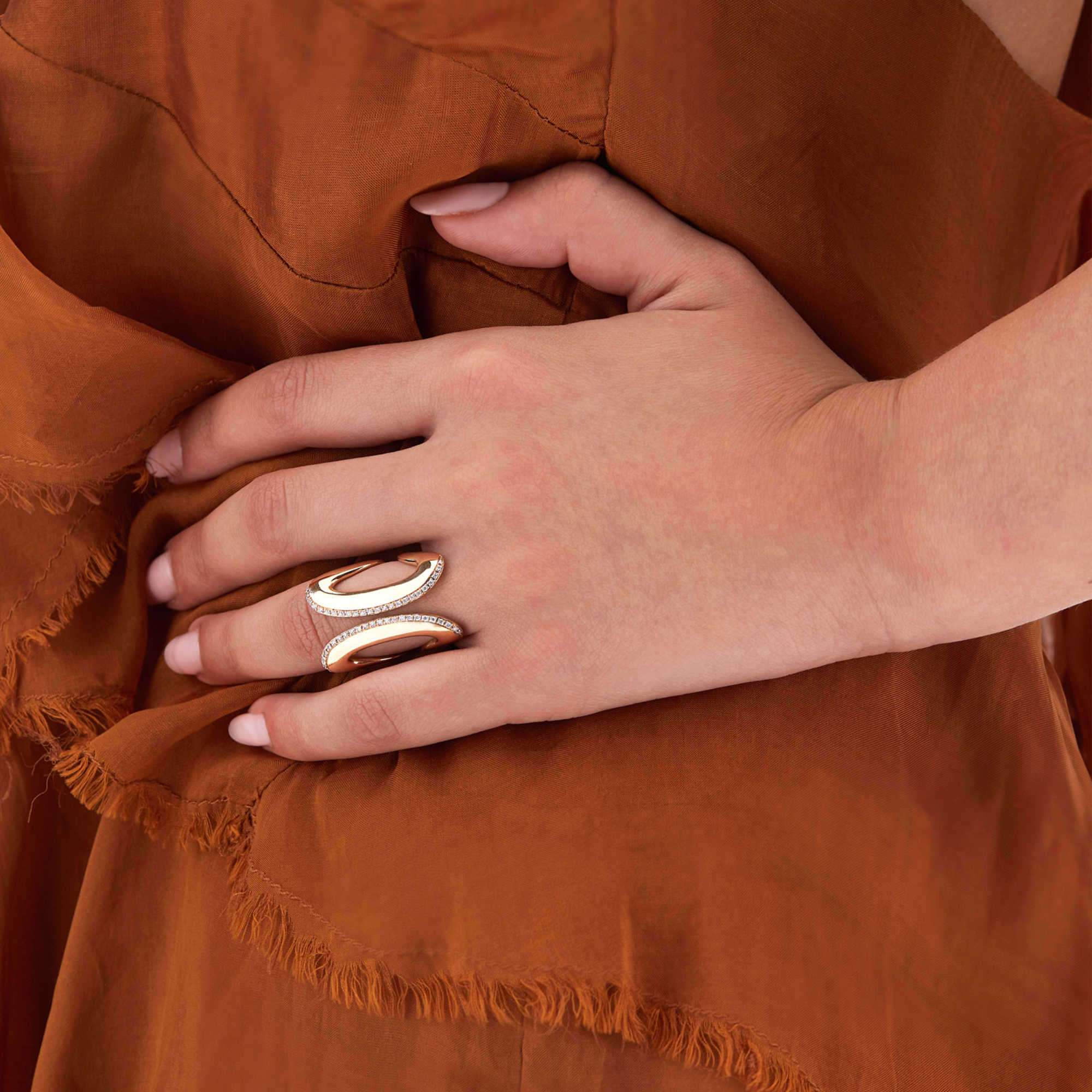 Nanis Libera Icon Ring - AS3-604_rose (rose) aus Roségold mit Diamant