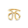 Nanis Libera Ring (AS5-602) aus Gelbgold mit Diamant