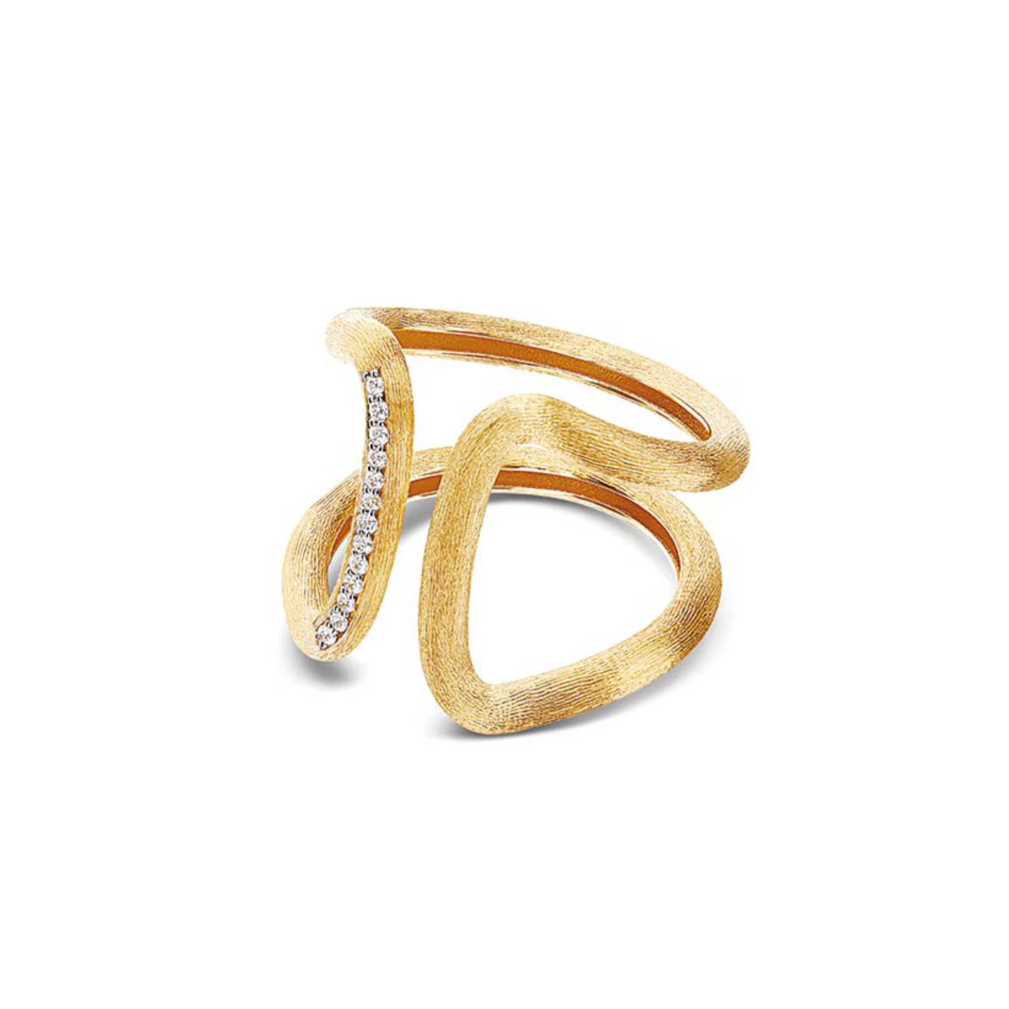 Nanis Libera Ring (AS5-602) aus Gelbgold mit Diamant
