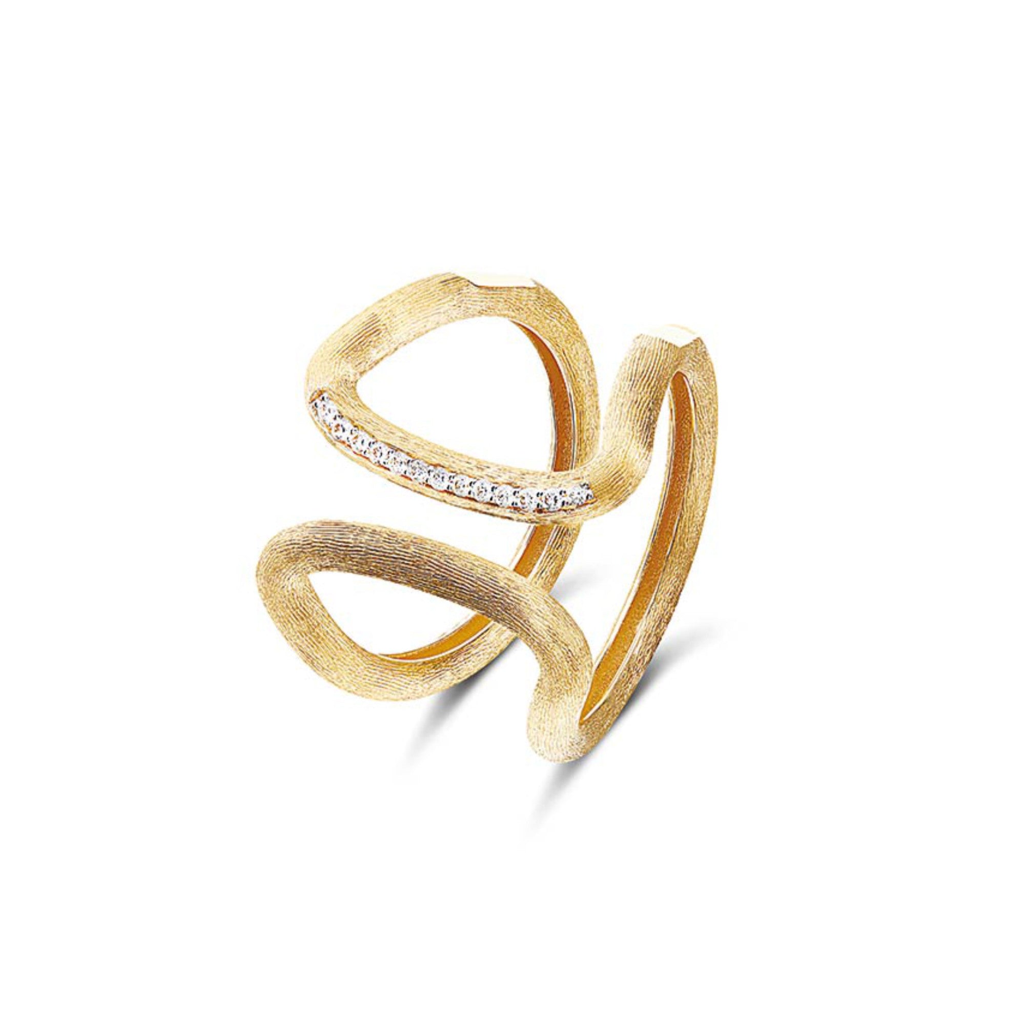 Nanis Libera Ring (AS5-602) aus Gelbgold mit Diamant