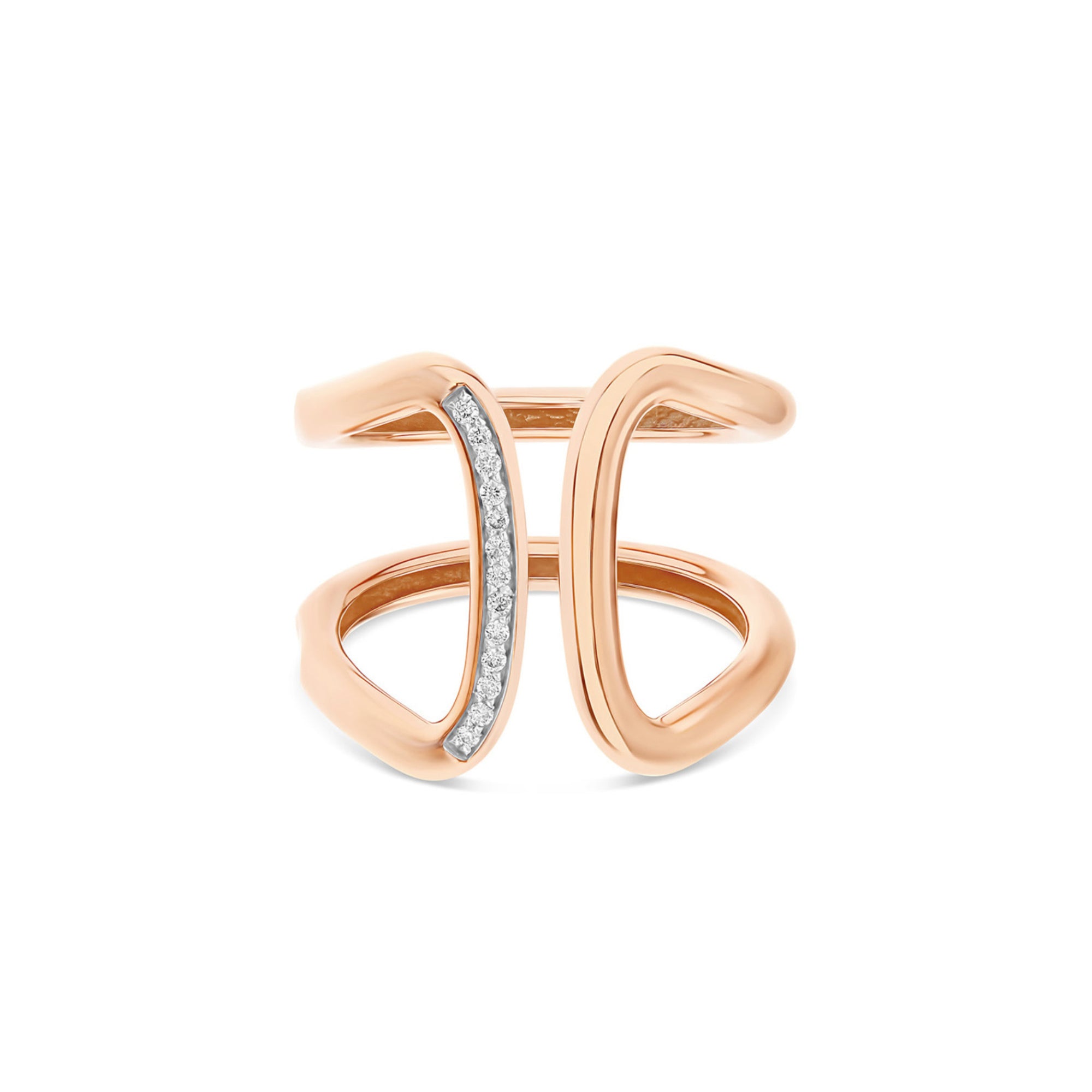 Nanis Libera Ring - AS5-602_rose (rose) aus Roségold mit Diamant