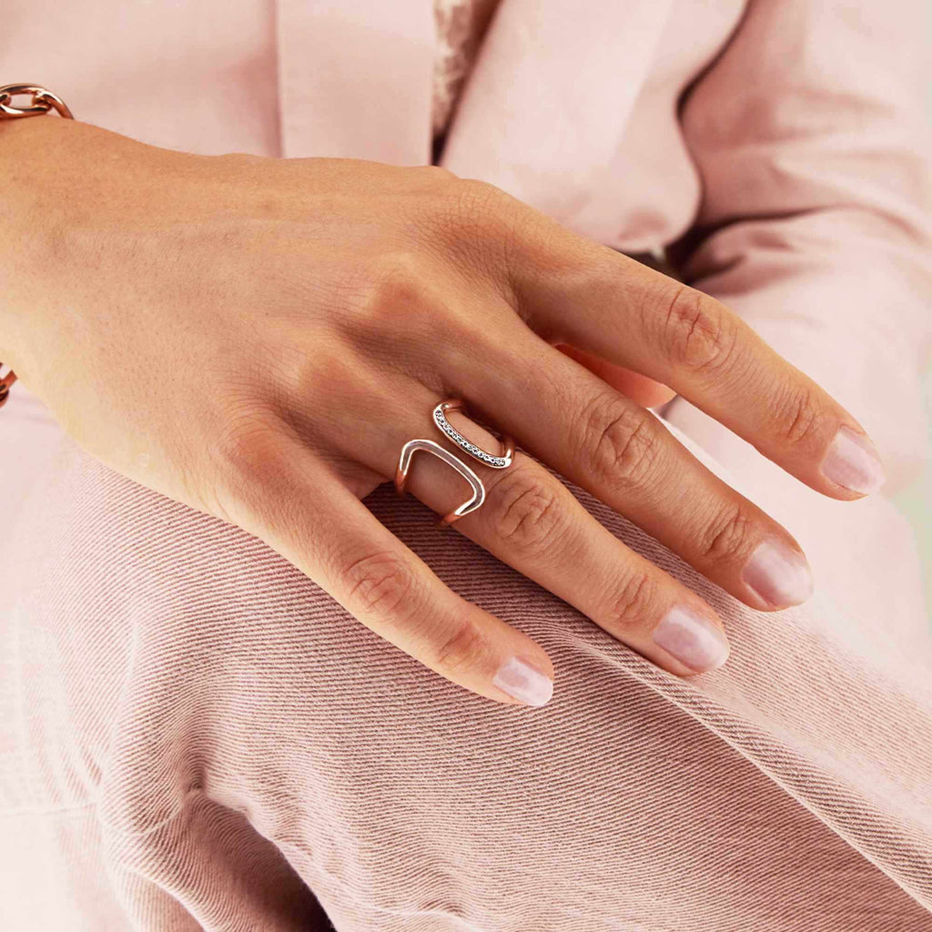 Nanis Libera Ring - AS5-602_rose (rose) aus Roségold mit Diamant