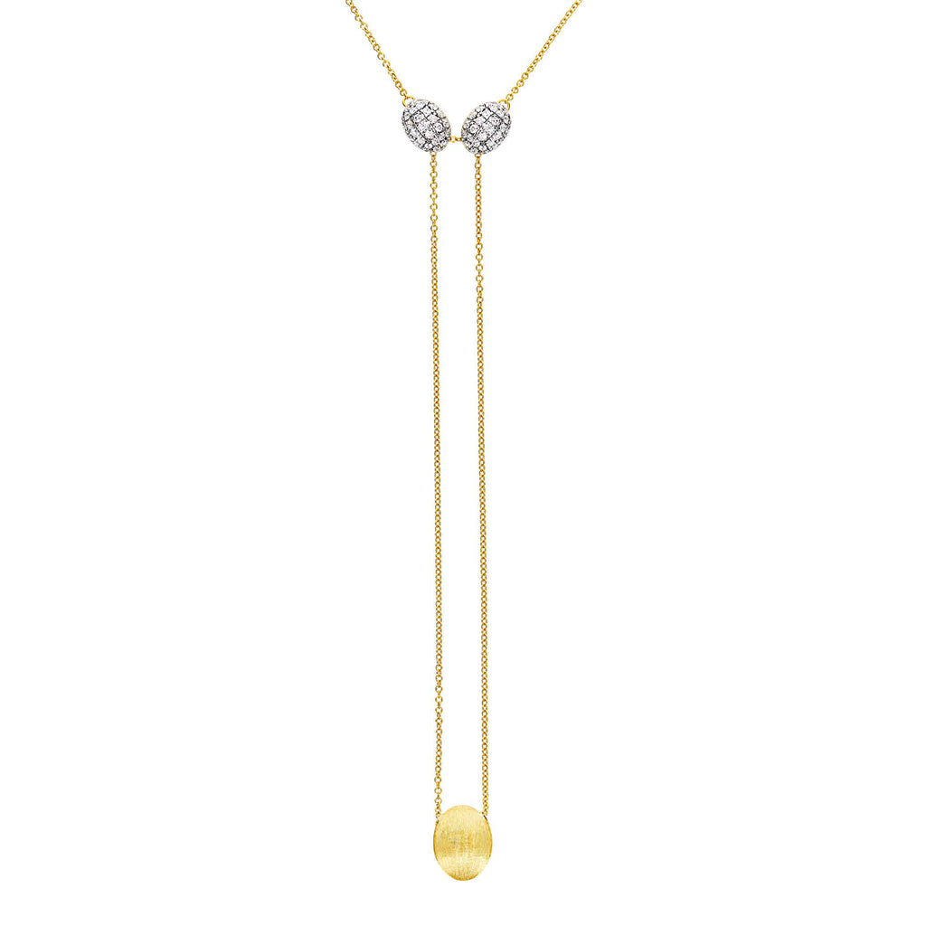 Nanis Luce Halskette (CS7-583) aus Gelbgold mit Diamant