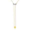 Nanis Luce Halskette (CS7-583) aus Gelbgold mit Diamant