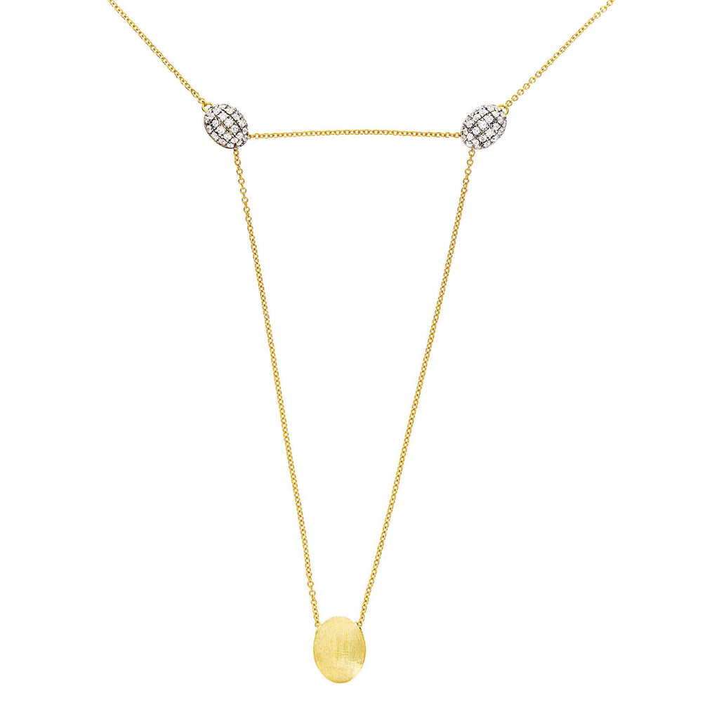 Nanis Luce Halskette (CS7-583) aus Gelbgold mit Diamant