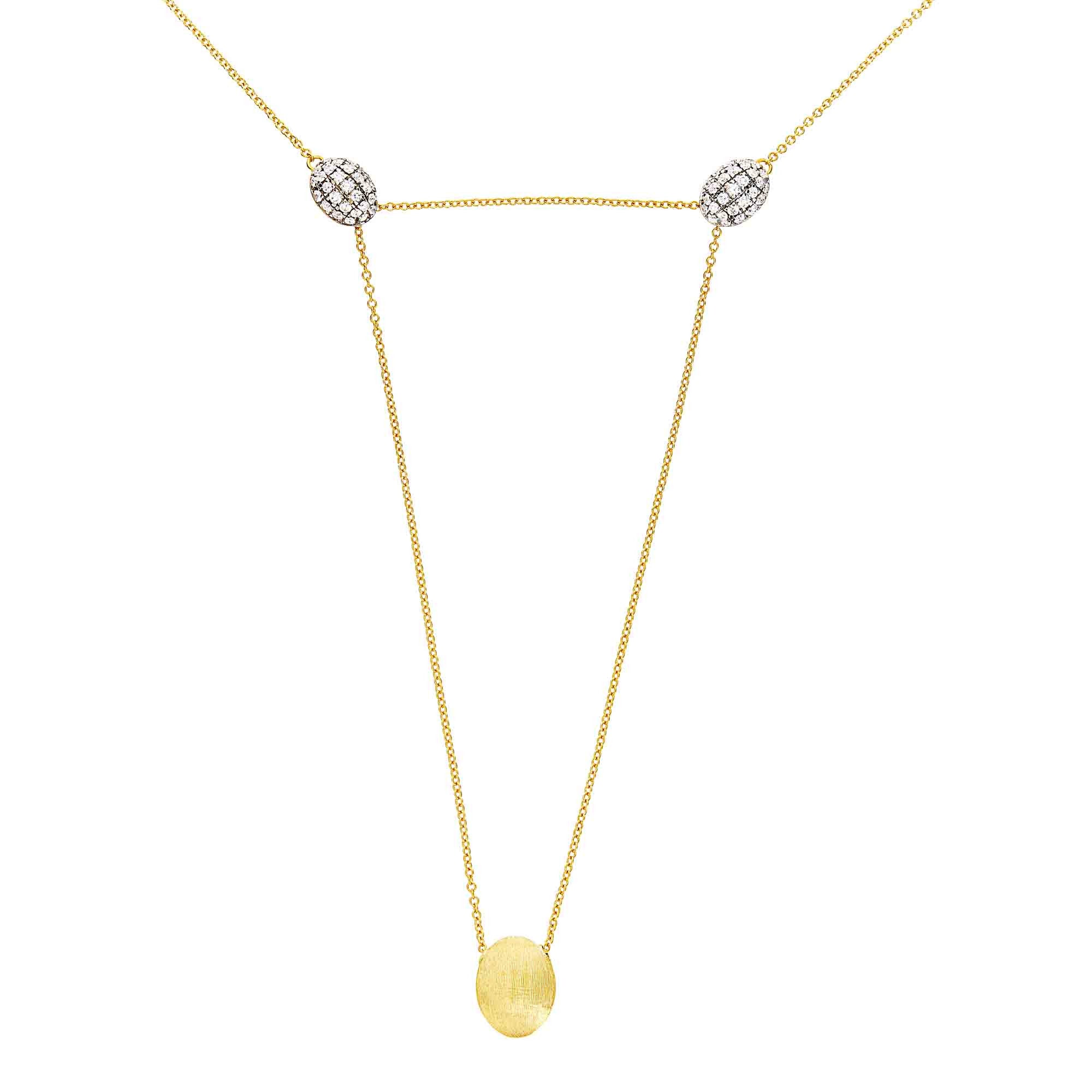 Nanis Luce Halskette (CS7-583) aus Gelbgold mit Diamant