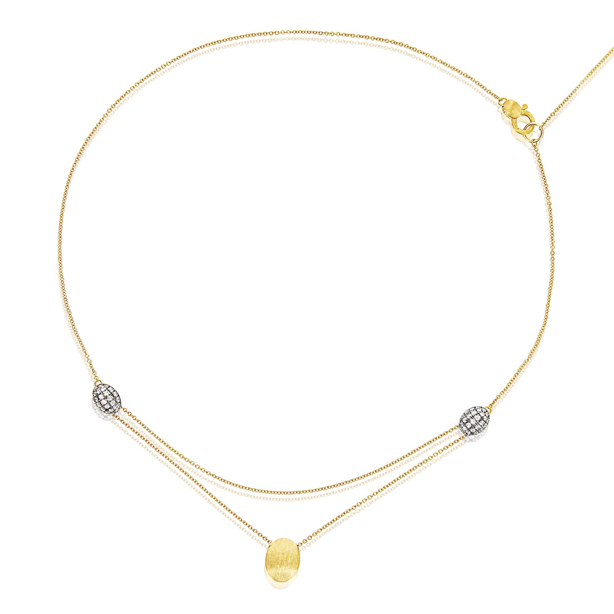 Nanis Luce Halskette (CS7-583) aus Gelbgold mit Diamant