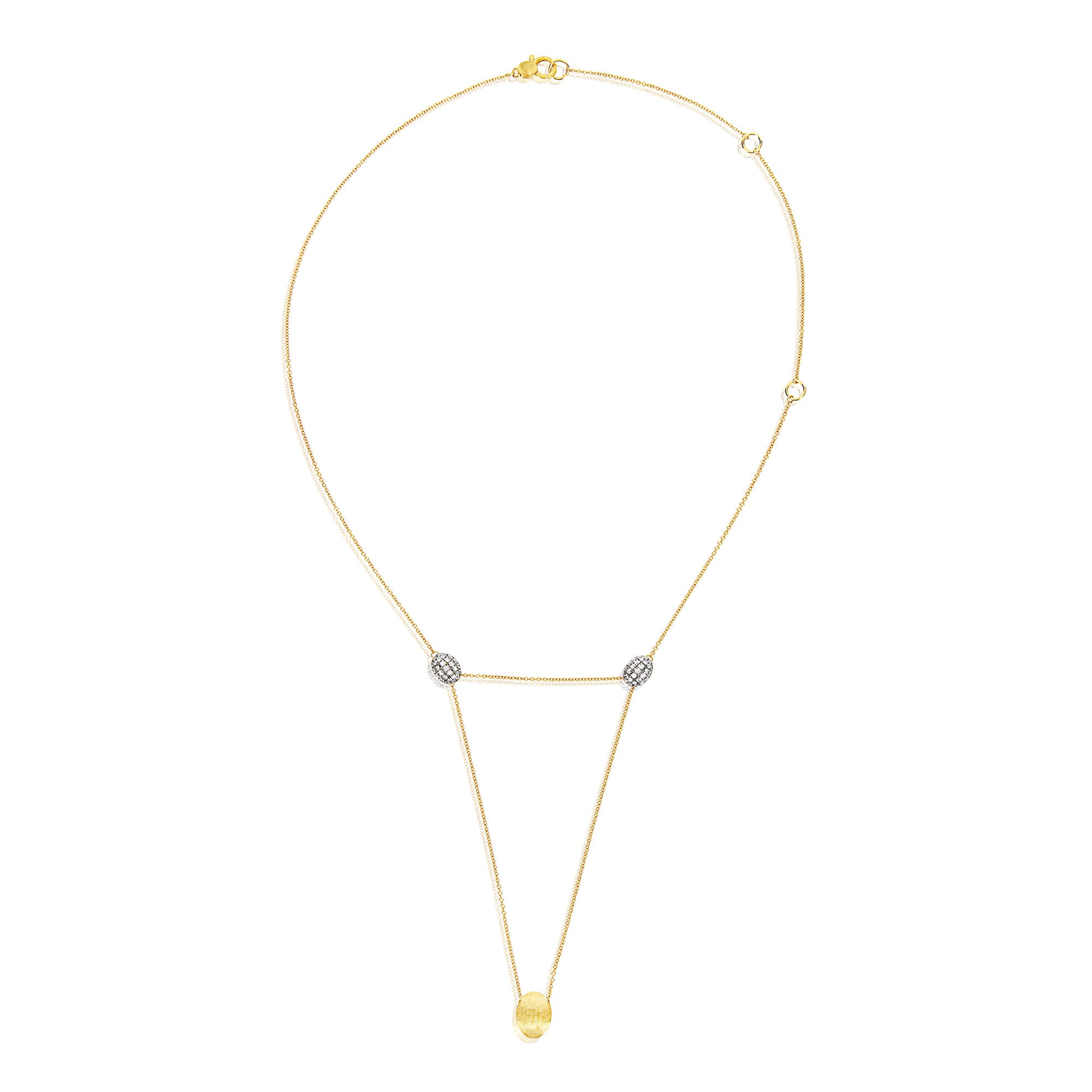 Nanis Luce Halskette (CS7-583) aus Gelbgold mit Diamant