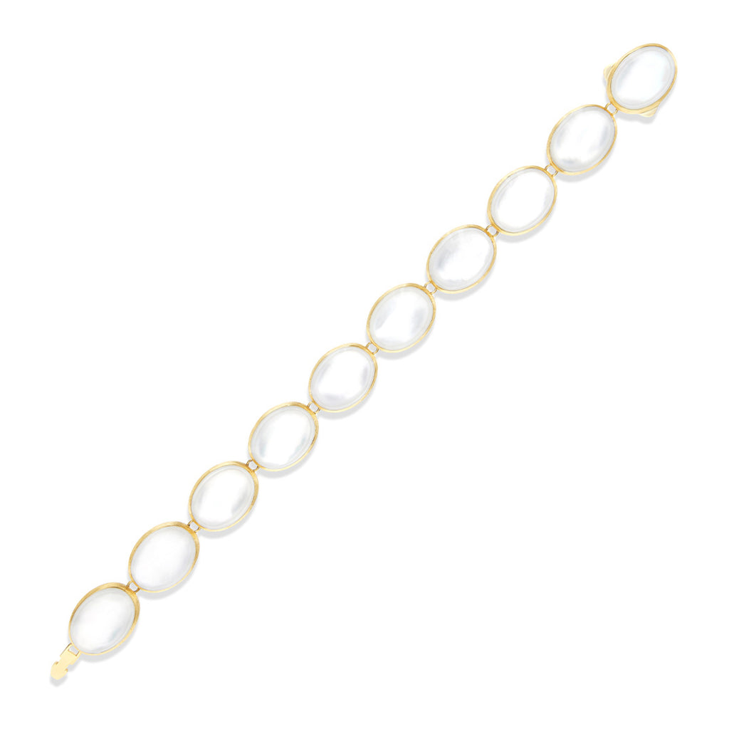 Nanis Muse Armband (BI2-609) aus Gelbgold mit Perlmutt