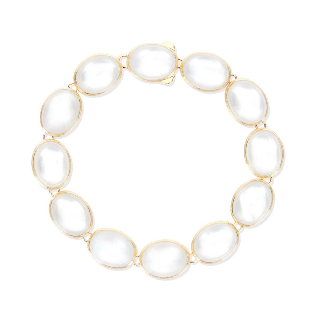 Nanis Muse Armband (BI3-609) aus Gelbgold mit Perlmutt