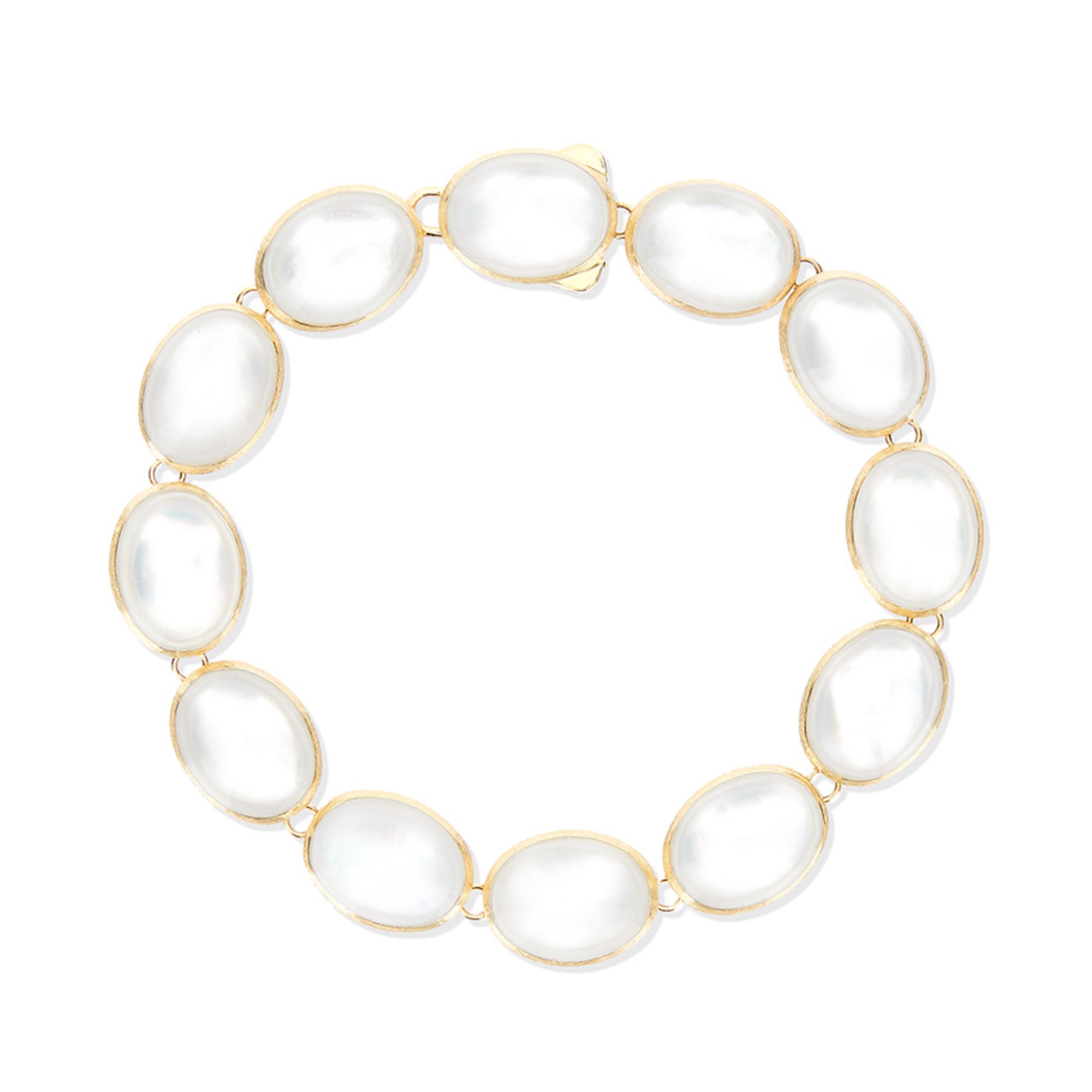 Nanis Muse Armband (BI3-609) aus Gelbgold mit Perlmutt