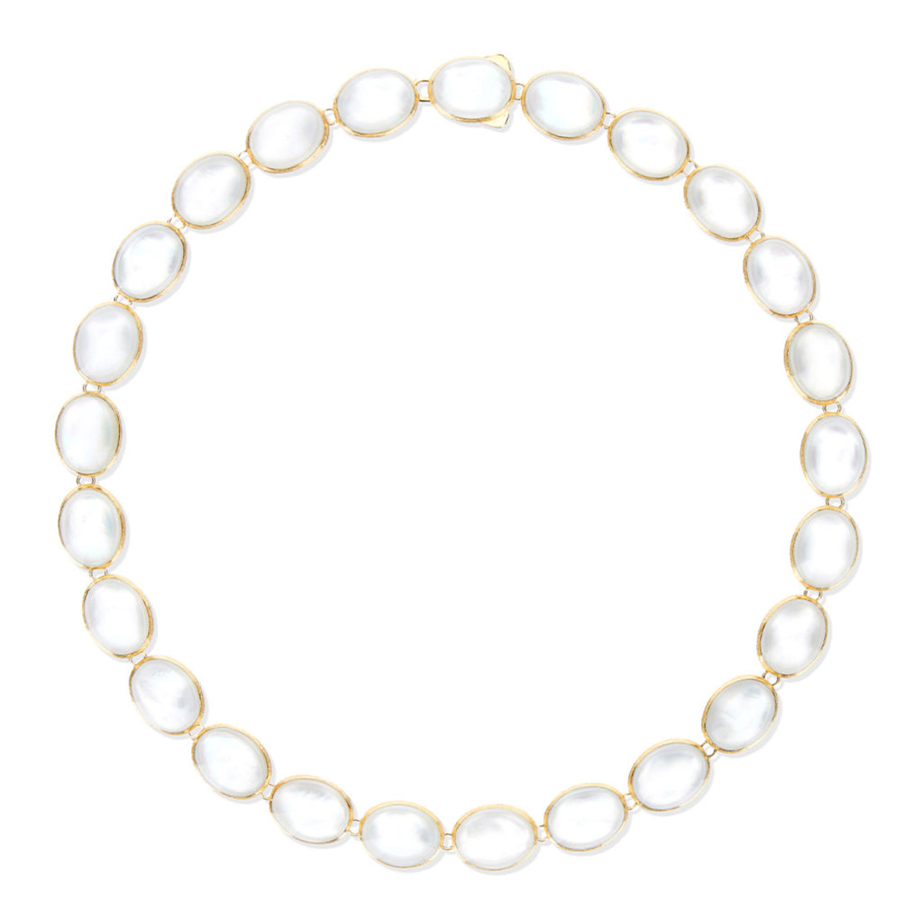 Nanis Muse Choker (CI2-609) aus Gelbgold mit Perlmutt