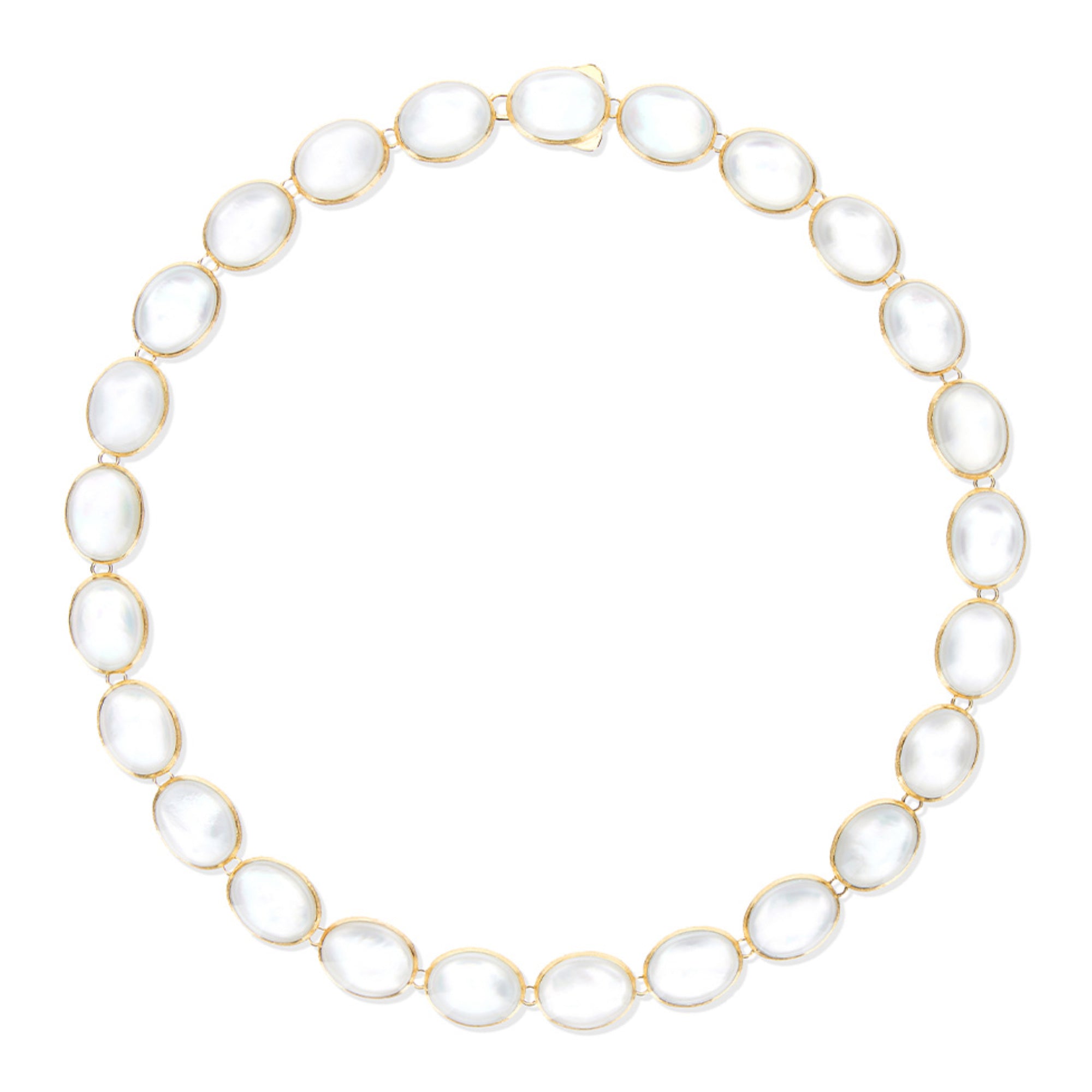 Nanis Muse Choker (CI2-609) aus Gelbgold mit Perlmutt