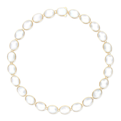 Muse Choker, Gelbgold • Perlmutt von Nanis (CI2-609)