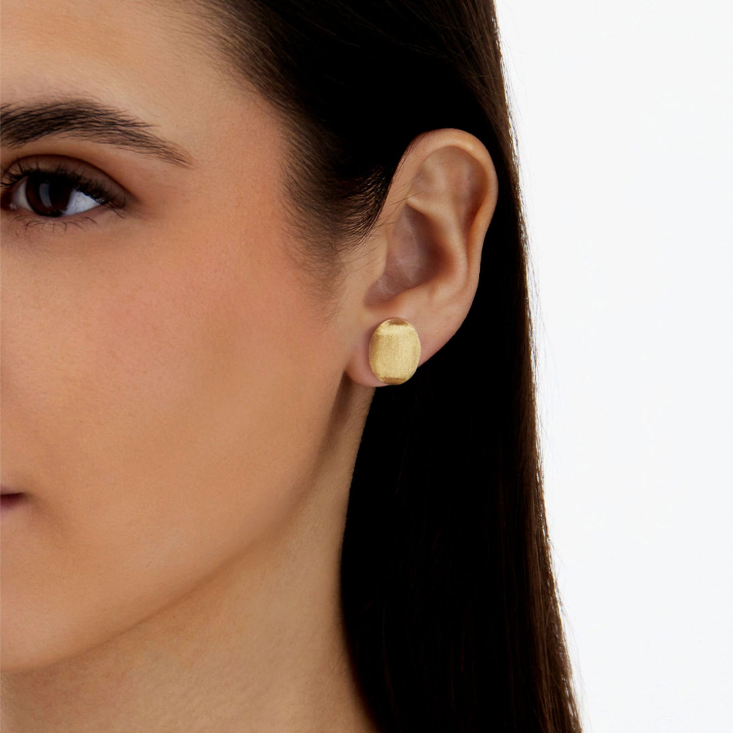 Muse Ohrstecker, Gelbgold von Nanis (OA3-538)